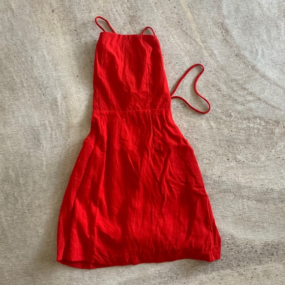 Princess Polly Si Senorita Mini Dress Red size US 0 - Picture 3 of 4